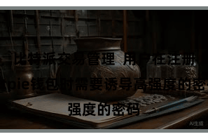 比特派交易管理  用户在注册Bitpie钱包时需要诱导高强度的密码